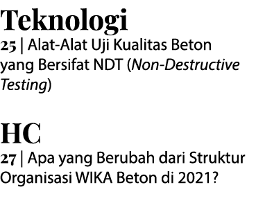 Teknologi 25   Alat-Alat Uji Kualitas Beton yang Bersifat NDT (Non-Destructive Testing) HC 27   Apa yang Berubah dari   