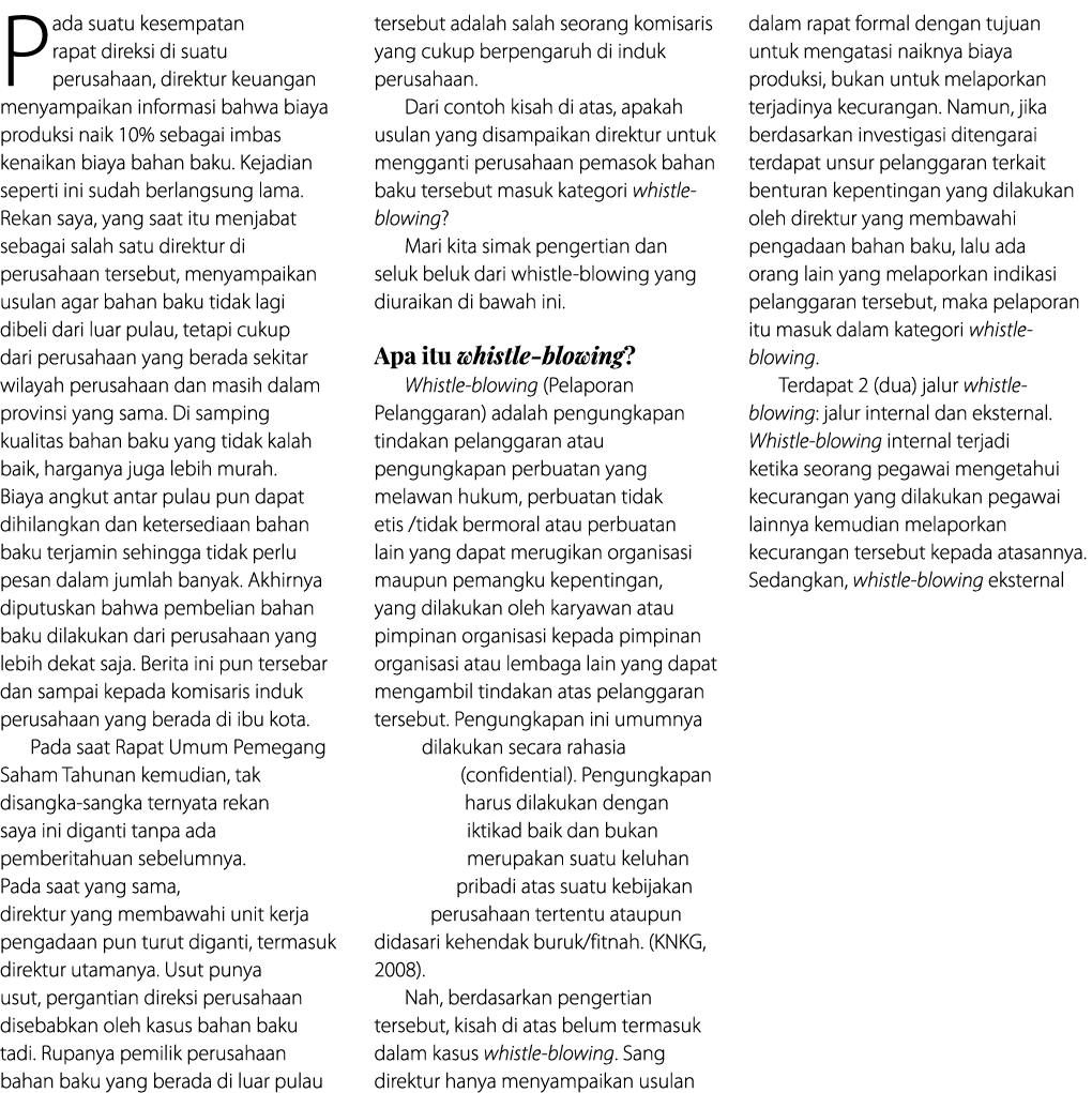 Pada suatu kesempatan rapat direksi di suatu perusahaan, direktur keuangan menyampaikan informasi bahwa biaya produks   