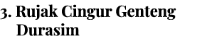 3  Rujak Cingur Genteng Durasim